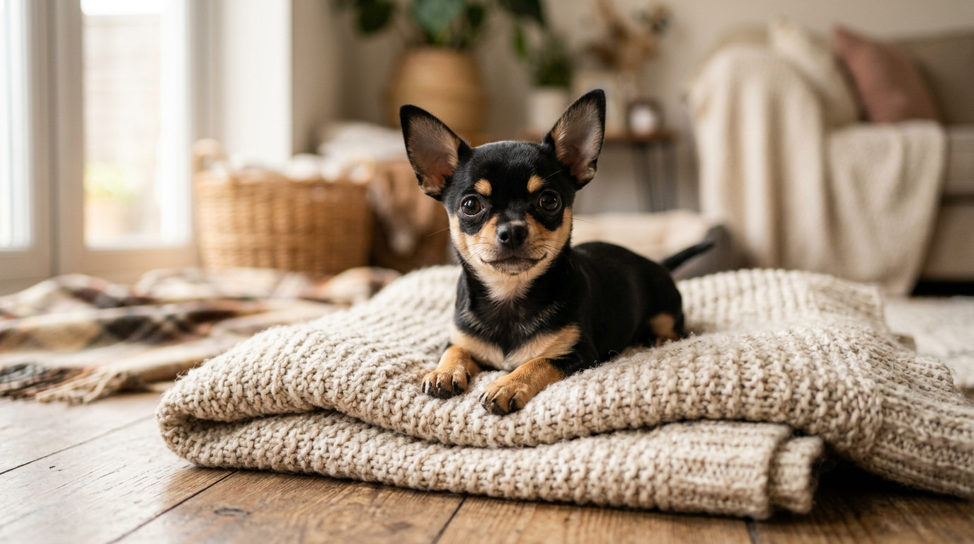 Small dog enjoying daycare